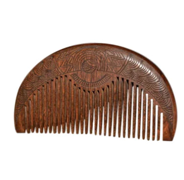 Anti-Static Massage Comb, Golden Sandalwood Baby Comb