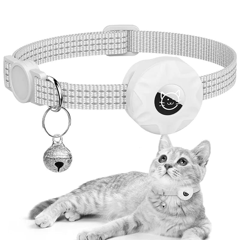 Reflective Apple AirTag Cat Collar Tracker