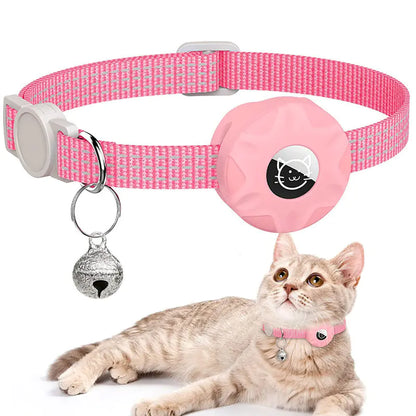 Reflective Apple AirTag Cat Collar Tracker