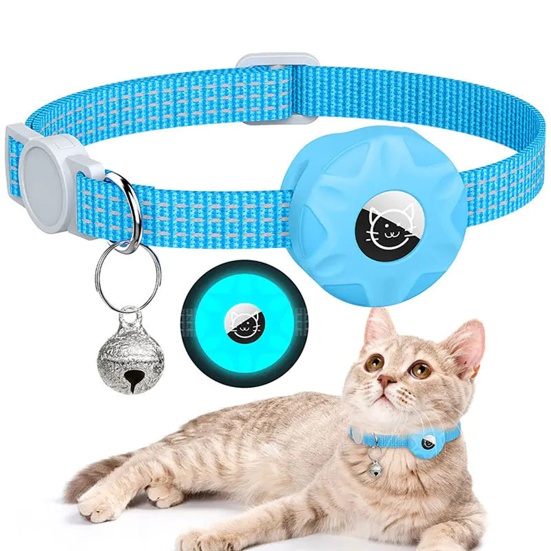Reflective Apple AirTag Cat Collar Tracker
