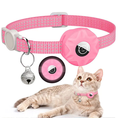 Reflective Apple AirTag Cat Collar Tracker