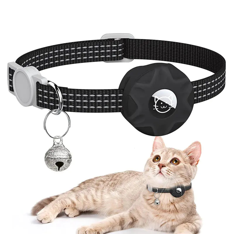 Reflective Apple AirTag Cat Collar Tracker